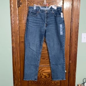 Old Navy size 12 slouchy straight jean